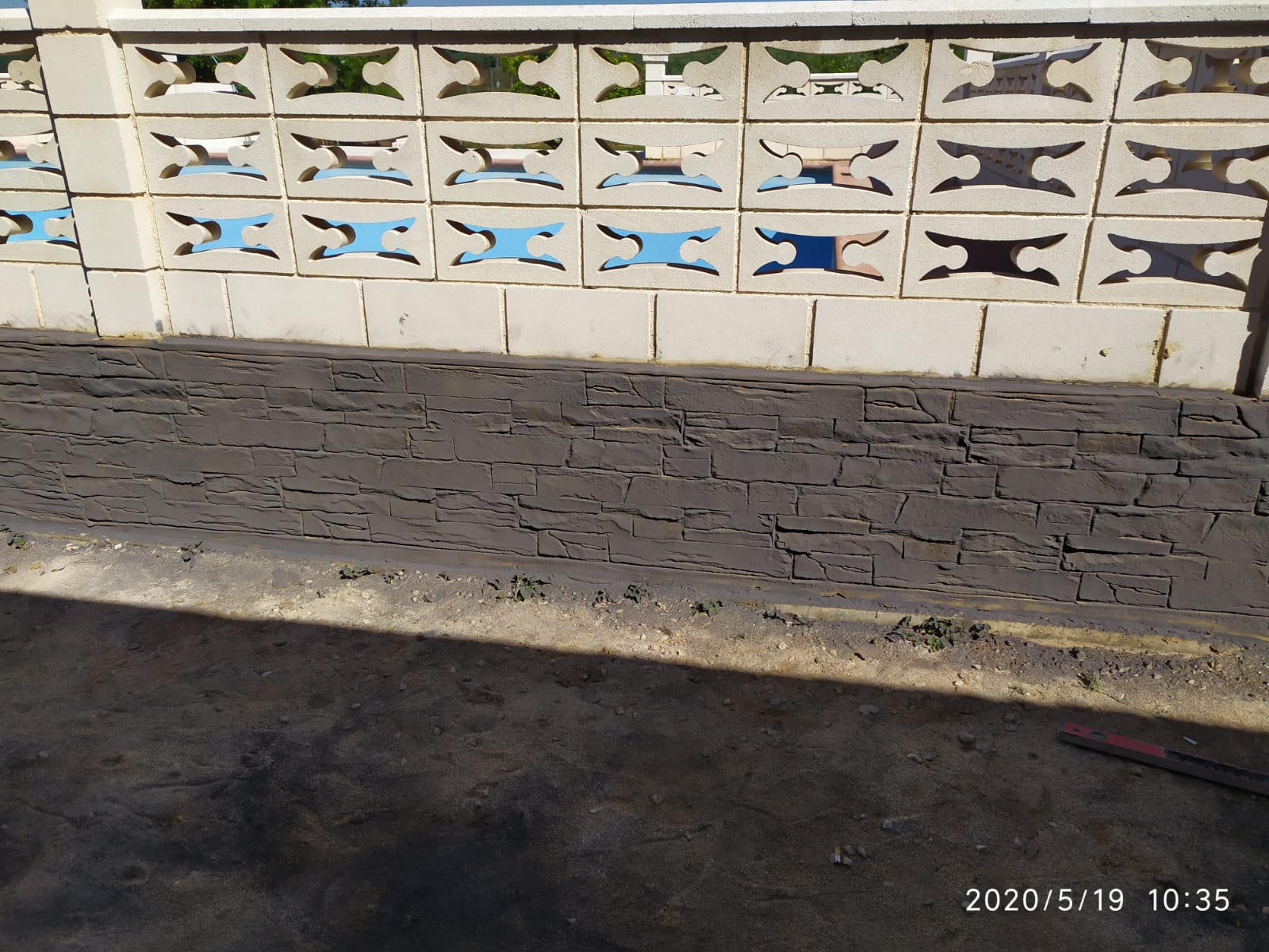 Muro de Contención finalizado