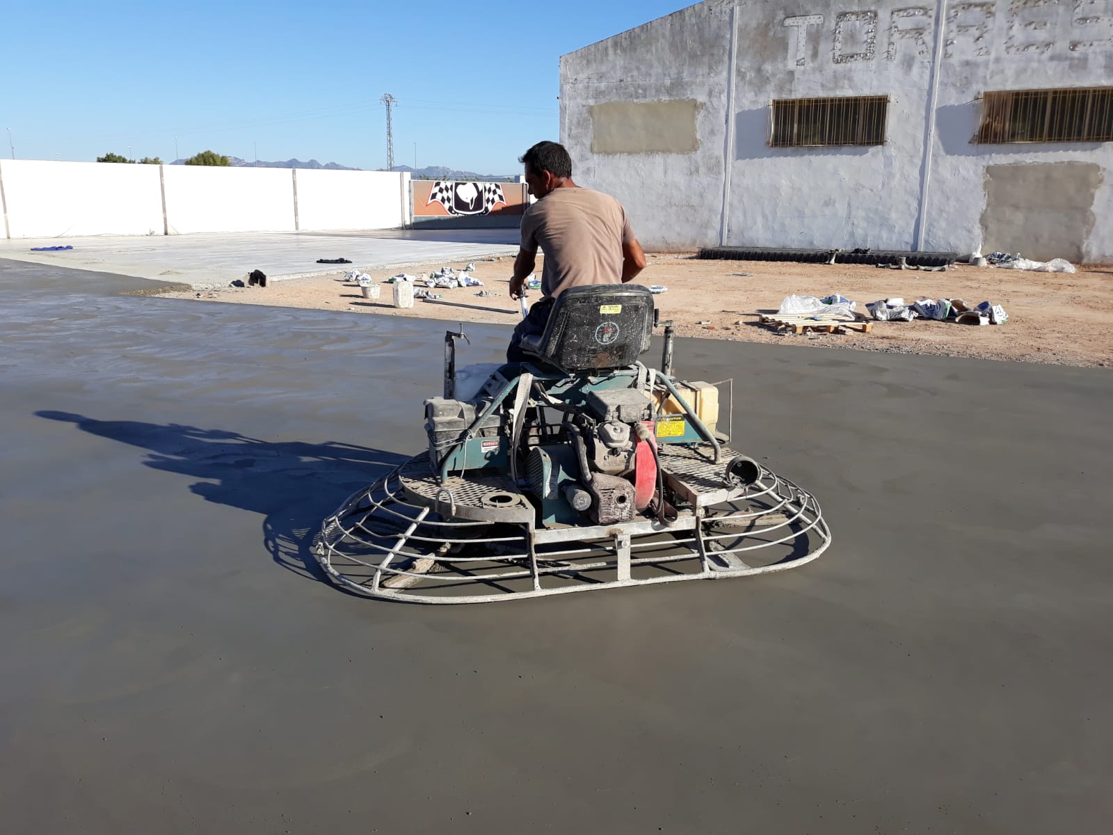 Hormigón fratasado y pulido