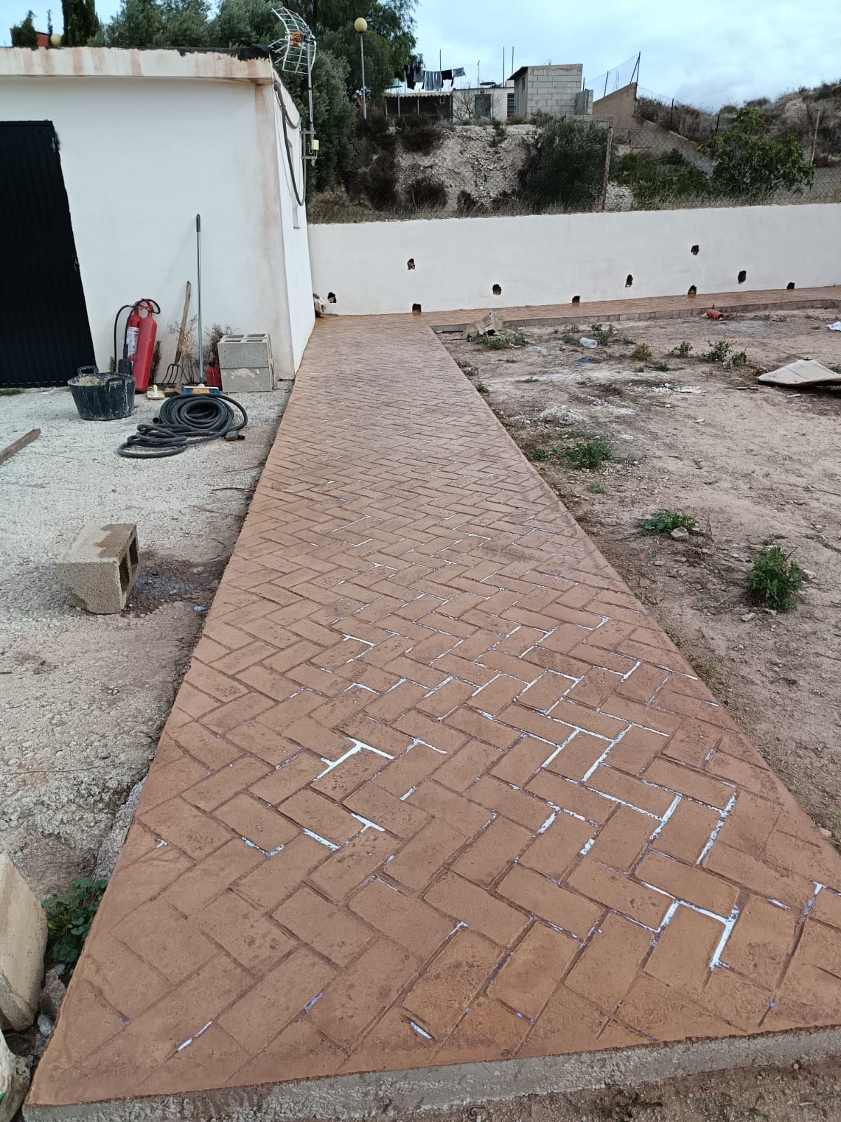 Hormigón impreso