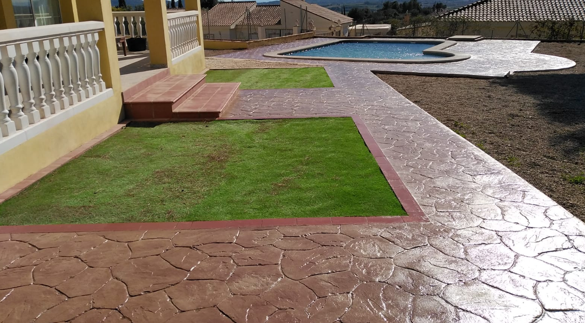 Hormigón impreso
